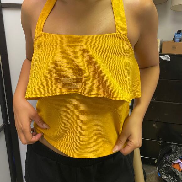 Mustered Crop Top size xxs #F - Picture 1 of 2